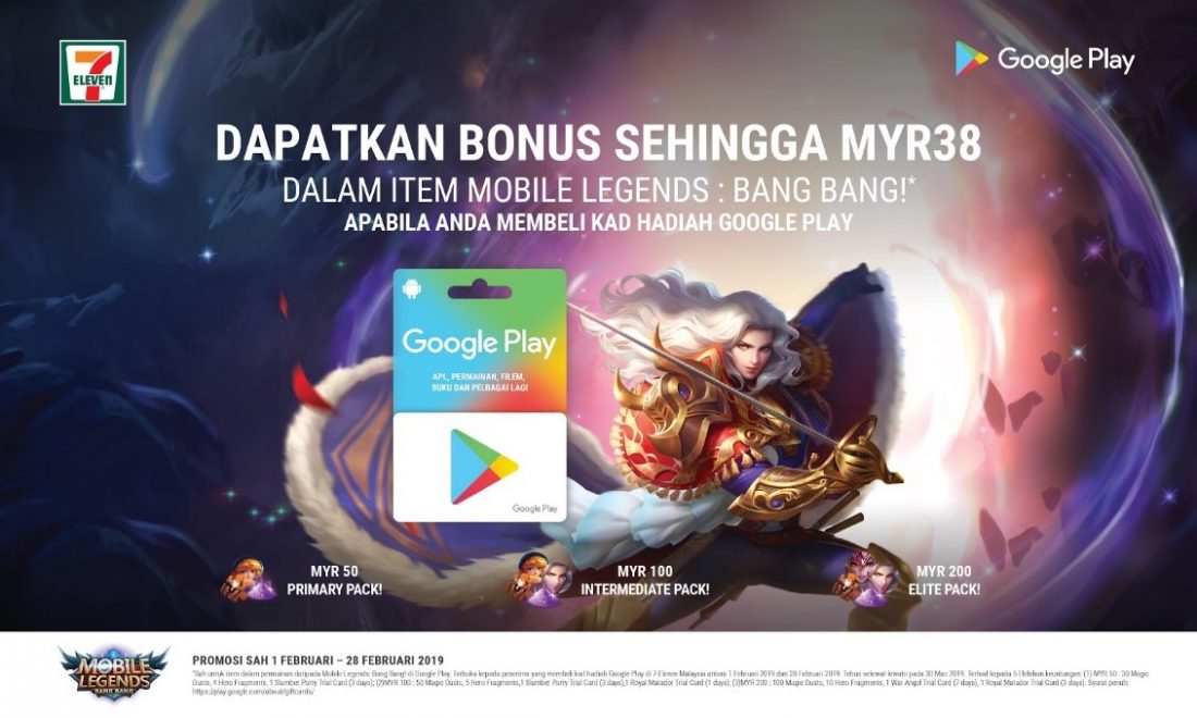 Get Free Mobile Legends: Bang Bang Packs with Google Play ... - 