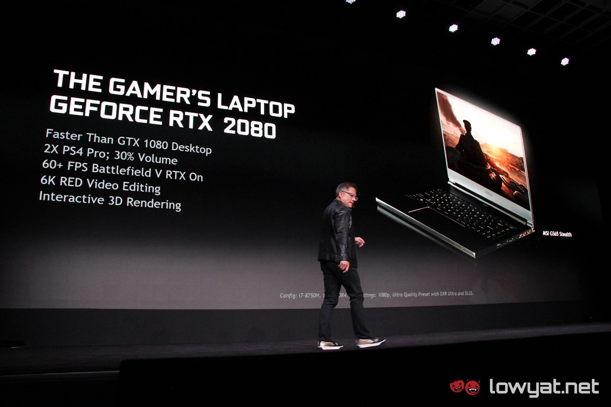 nvidia geforce rtx notebook msi gs65 stealth