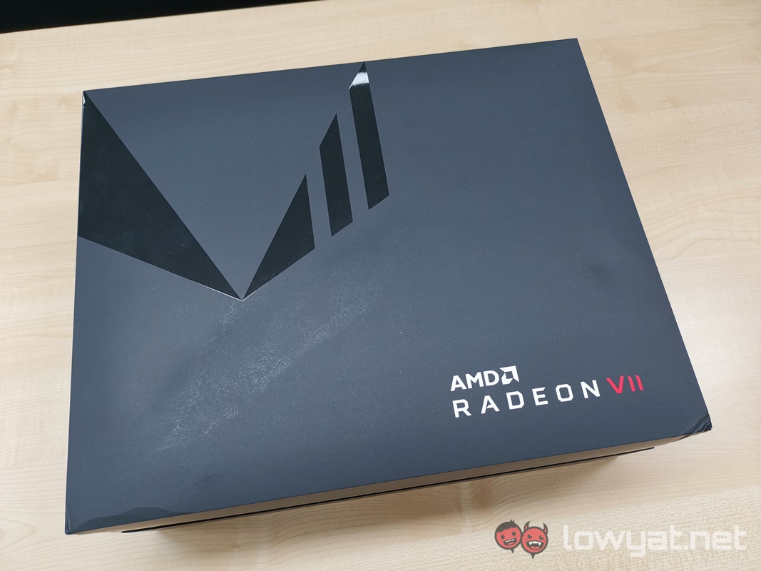 AMD Radeon VII box closed