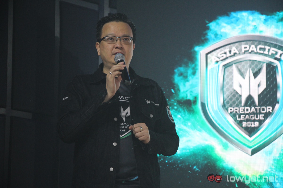 Acer Predator League 2019 Andrew Hou President