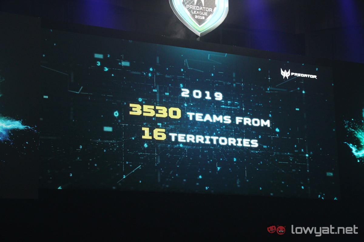 Acer Predator League 2019 teams challenges