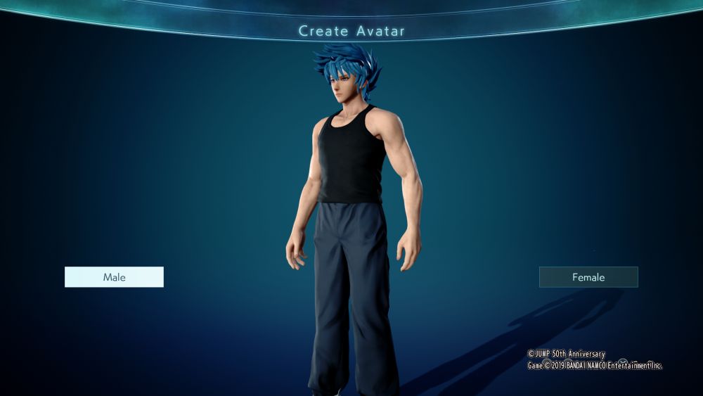 Jump Force create avatar