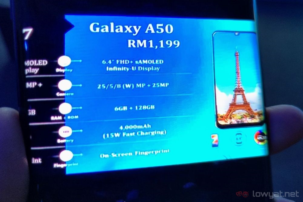 Samsung Galaxy A50 price