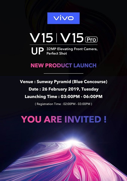 Vivo V15 Pro launch Facebook