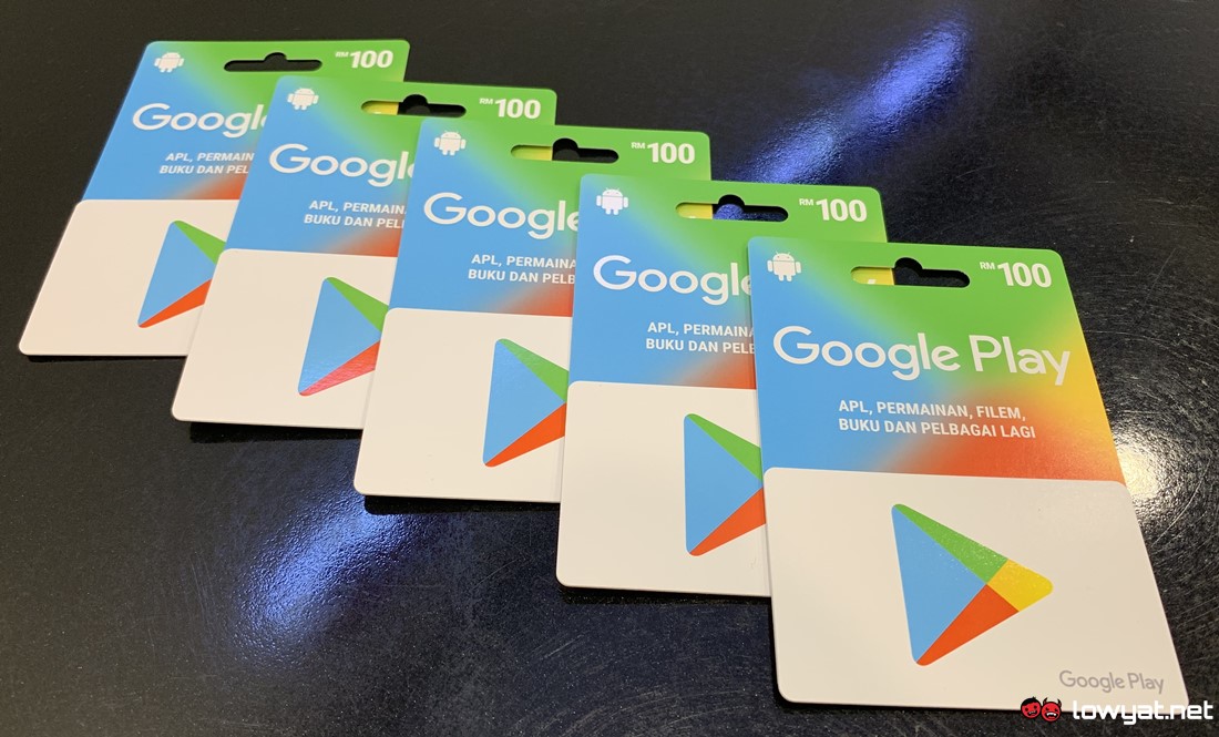Giveaway: Win Up To RM 1000 Worth Of Google Play Gift Cards! 