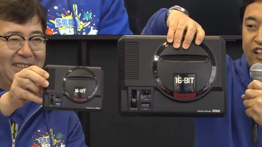 Sega Mega Drive Mini comparison