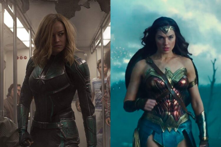 Captain Marvel Wonder Woman