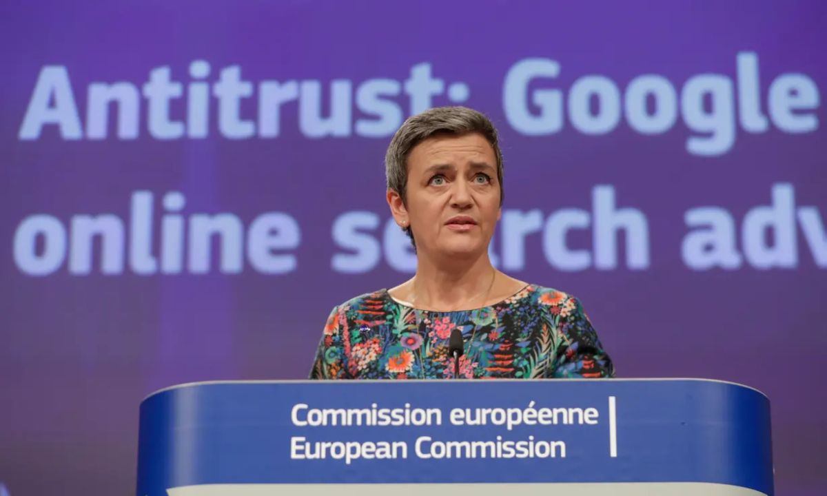 EU Commission Margrethe Vestager commissioner