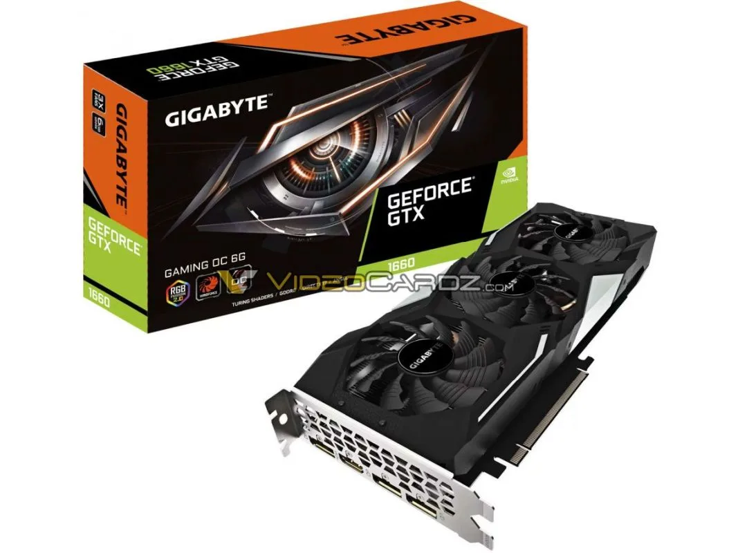 NVIDIA GeForce GTX 1660 Third-Party Cards Leak; EVGA, Gigabyte, And MSI Variants Shown 3 Gigabyte GeForce GTX 1660 Gaming OC