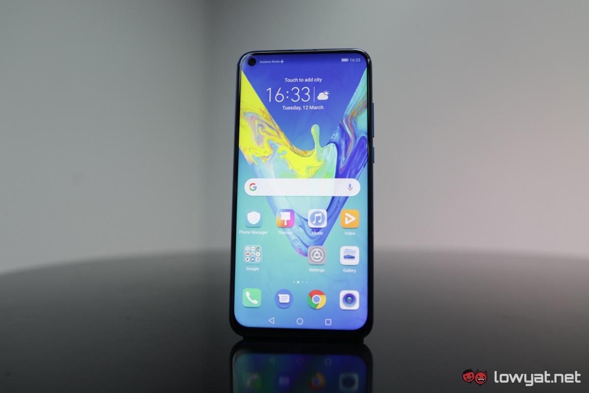 HONOR View20 front display