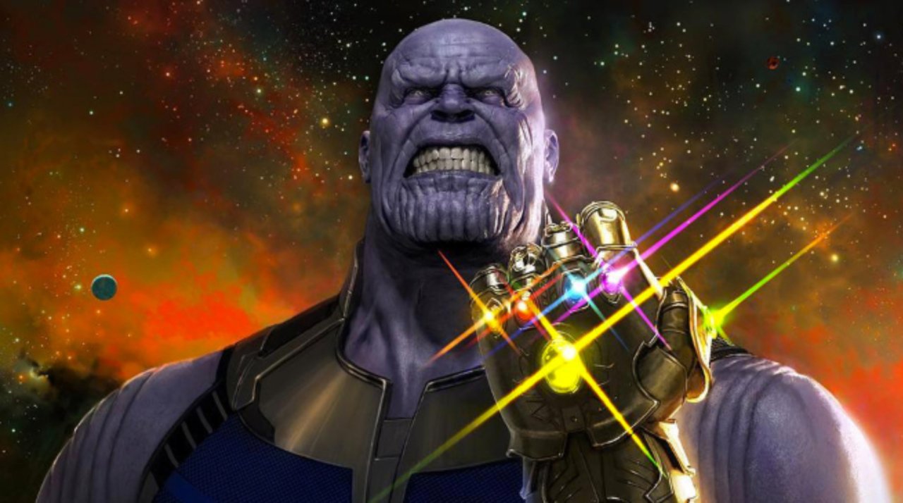 How does Thanos get the Infinity Gauntlet?