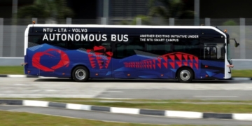 Volvo NTU self driving buss