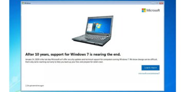 Windows 7 popup