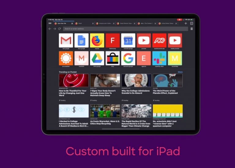 The New Firefox For IPad Now Supports Split Screen, Tab Tiles, Keyboard