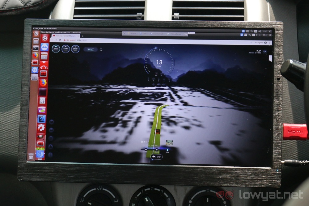 Celcom 5G showcae autonomous car navigation