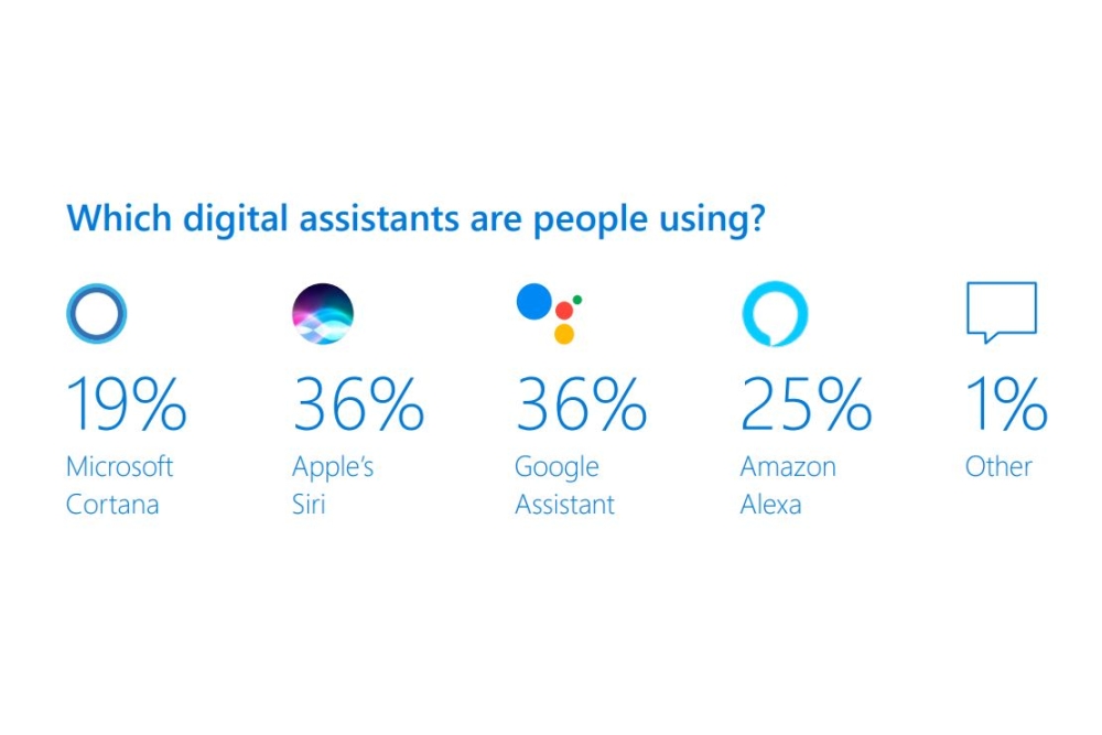 Digital Assistant usage percentage