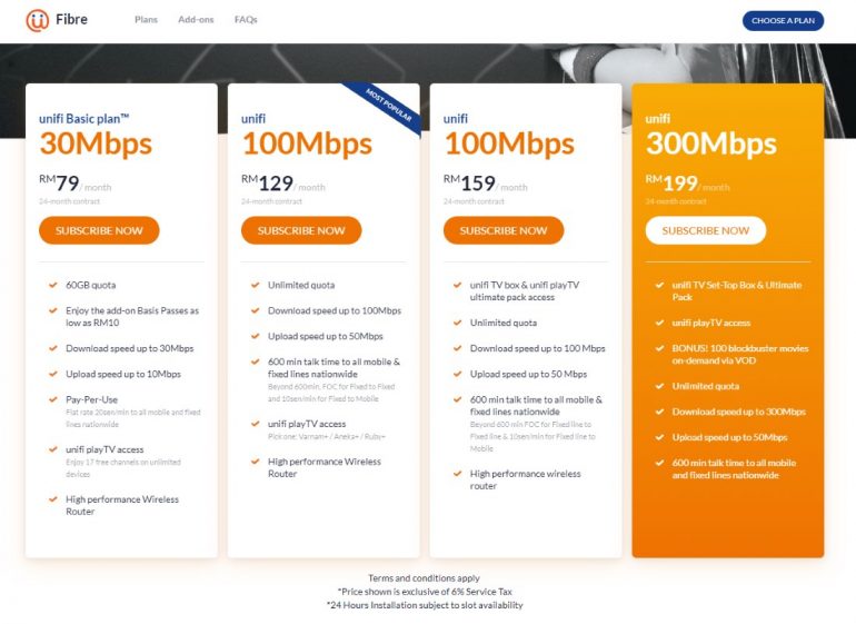 TM Begins To Offer Unifi 300Mbps For RM 199 Per Month