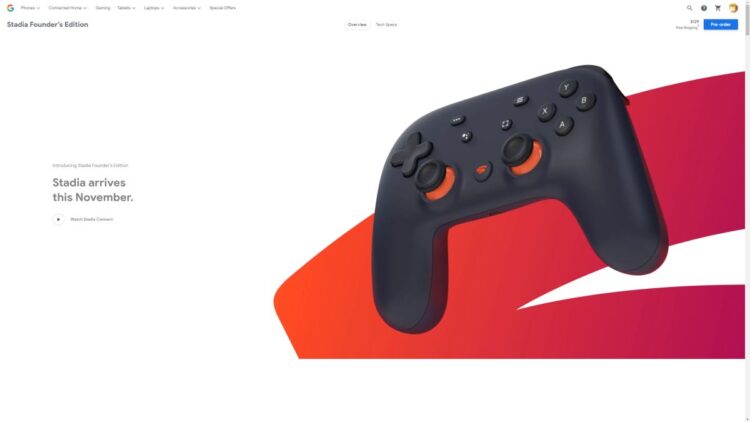 Google Stadia subscription