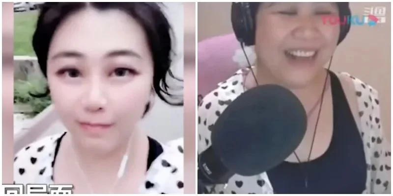 359d87cc chinese video blogger face filter gone wrong