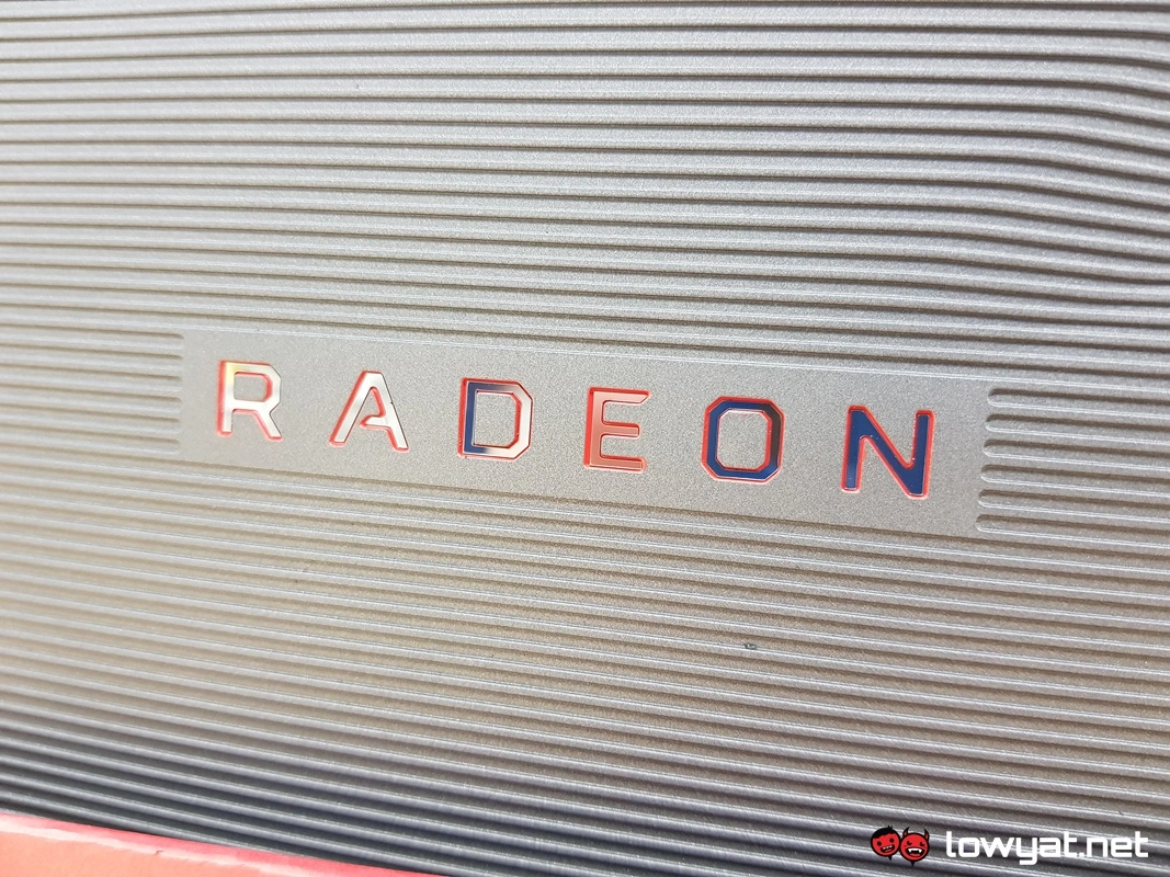 The current AMD Radeon logo, in use since 2016.
