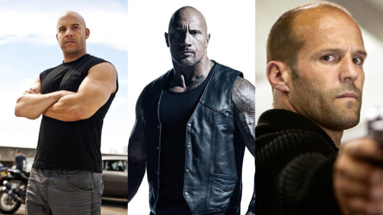 Fast & Furious Hobbs & Shaw Vin Diesel Dwayne Johnson Jason Statham