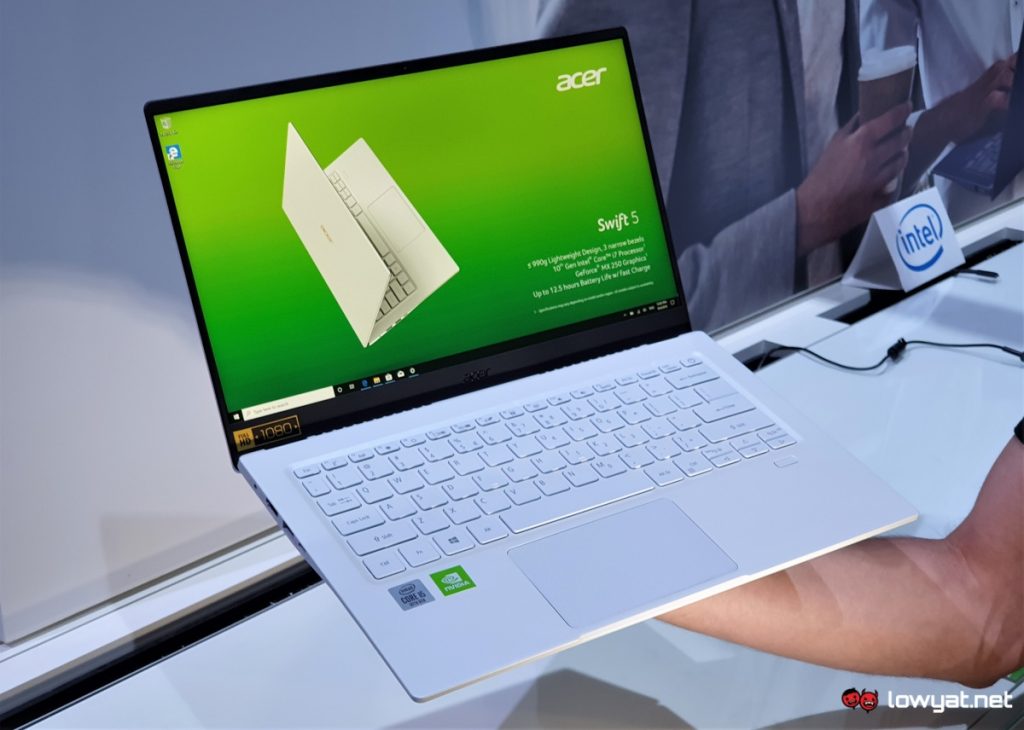 The New Acer Swift 5 Still Weights Under 1kg; Features ...