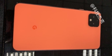 Google Pixel 4 bright orange 800