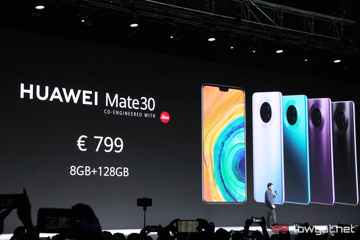 Huawei Mate 30 price