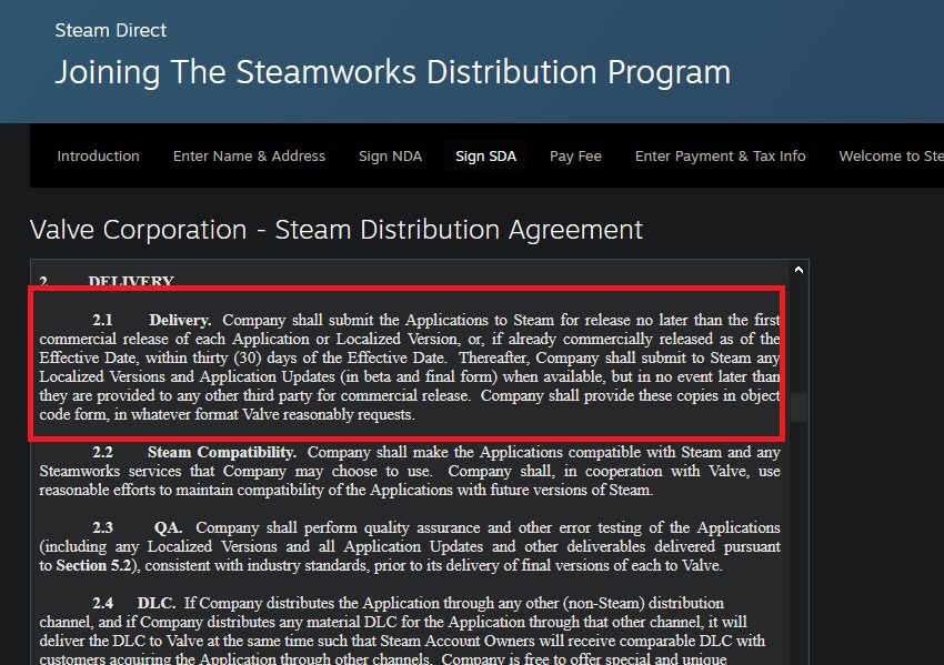 Steam Distribution Agreement Reddit