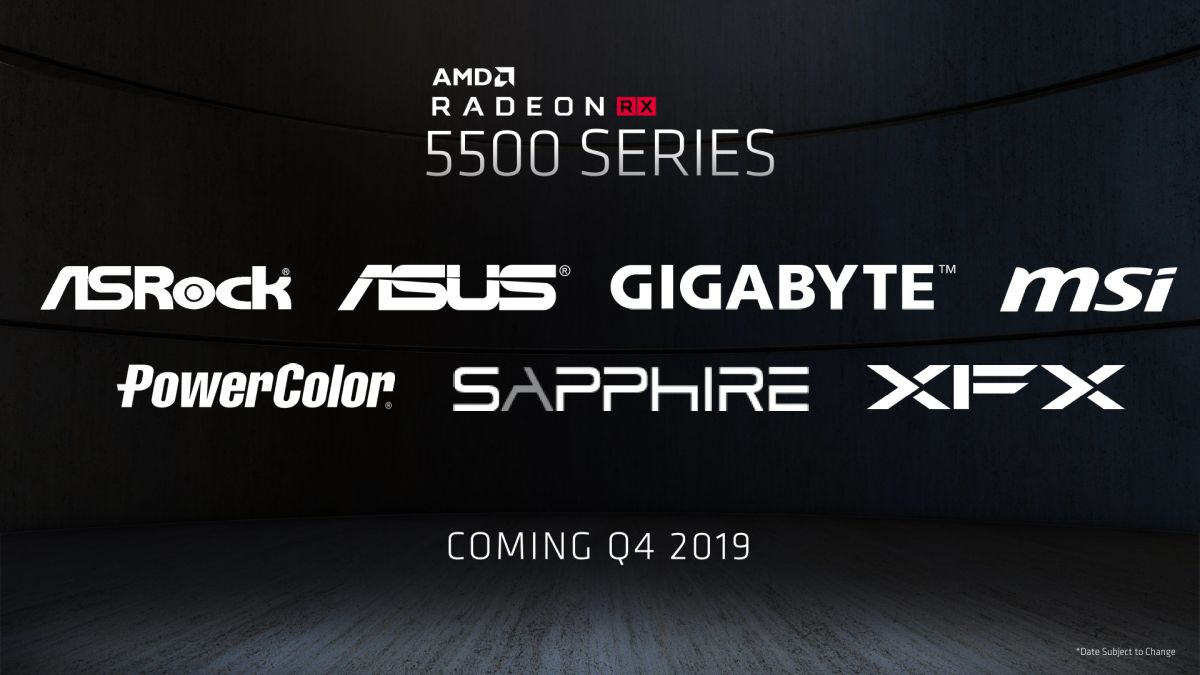 AMD Radeon RX 5500 Series 7 partners