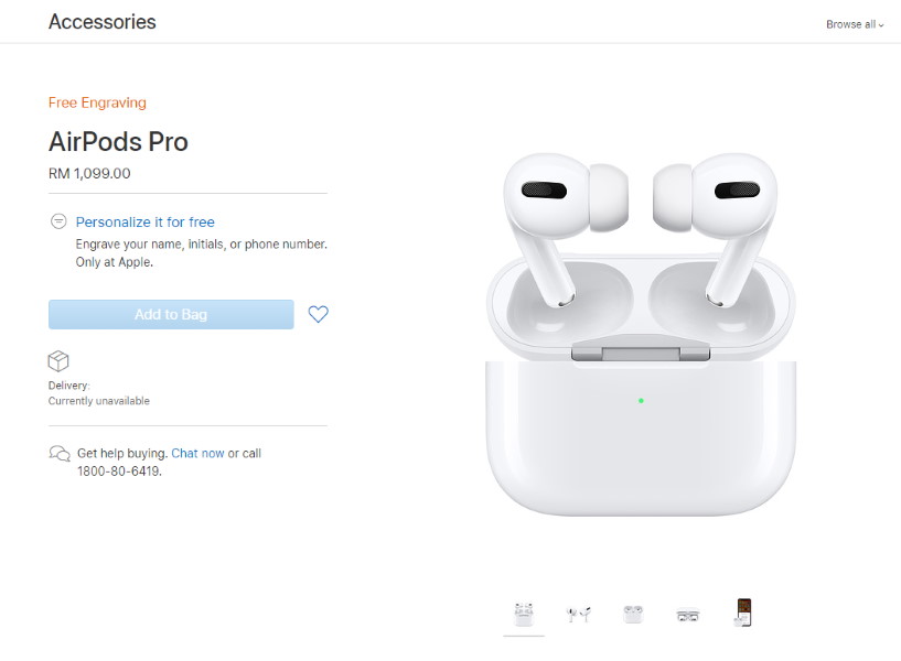 Apple AirPods Pro To Be Available In Malaysia For RM 1,099 - Lowyat.NET
