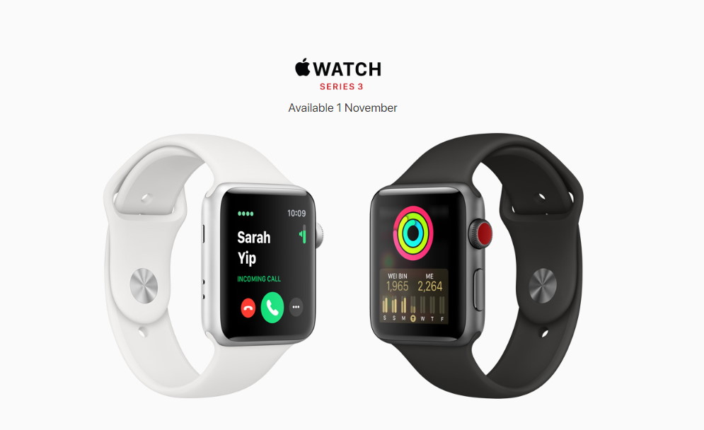 Apple Watch Series 3 LTE Pricing In Malaysia Starts From RM 1299