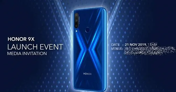 HONOR 9X launch event invitation Maalaysia