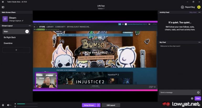 twitch studio streamlabs