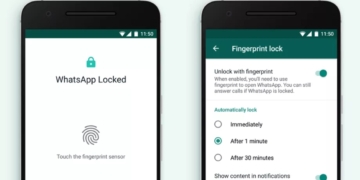 Whatsapp fingerprint unlock