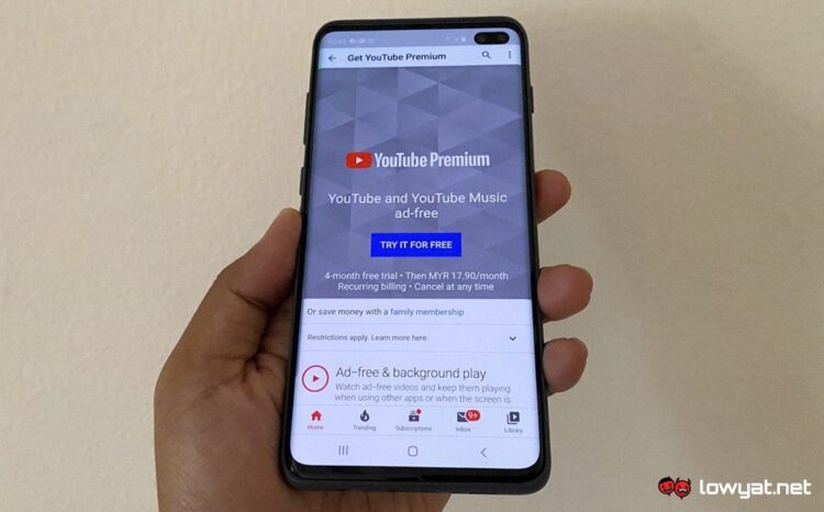 youtube premium