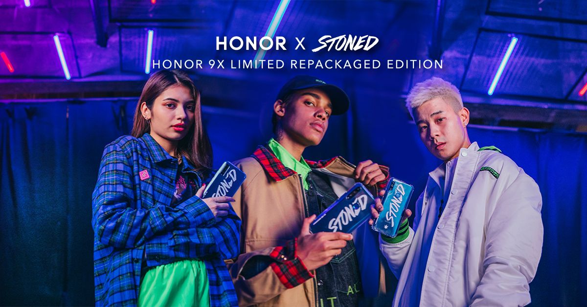 HONOR 9X Stoned Co pricing ad
