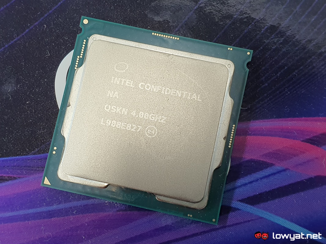 Intel Core i9 9900KS CPU Shot