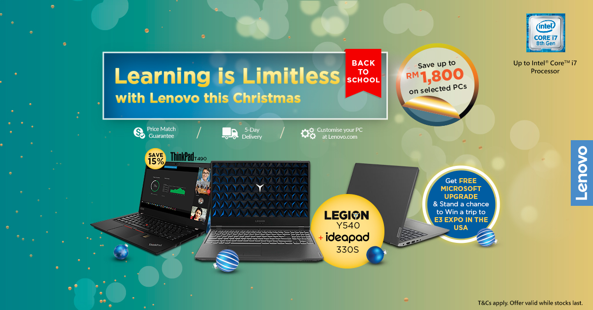 Lenovo Christmas sale 2019