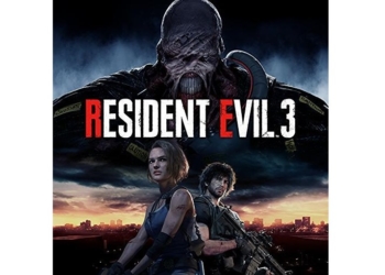 Resident Evil 3 remake cover art negative space