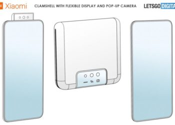 Xiaomi popup clamshell patent