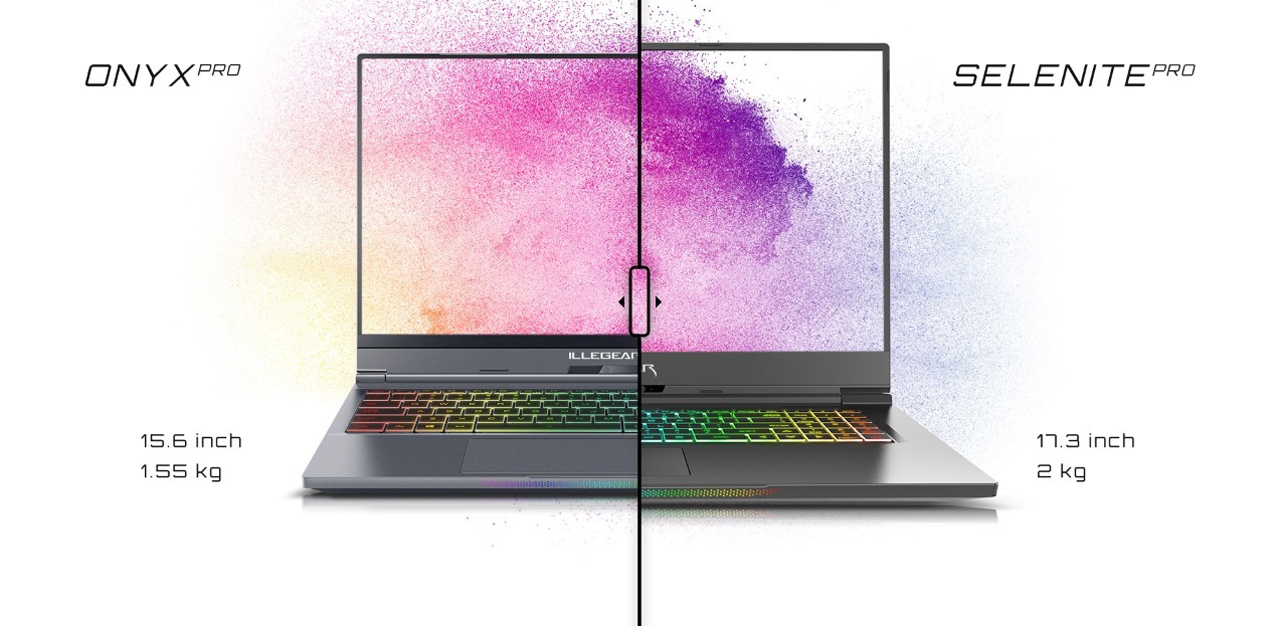 illegear onyx pro selenite pro laptops unveiled 2