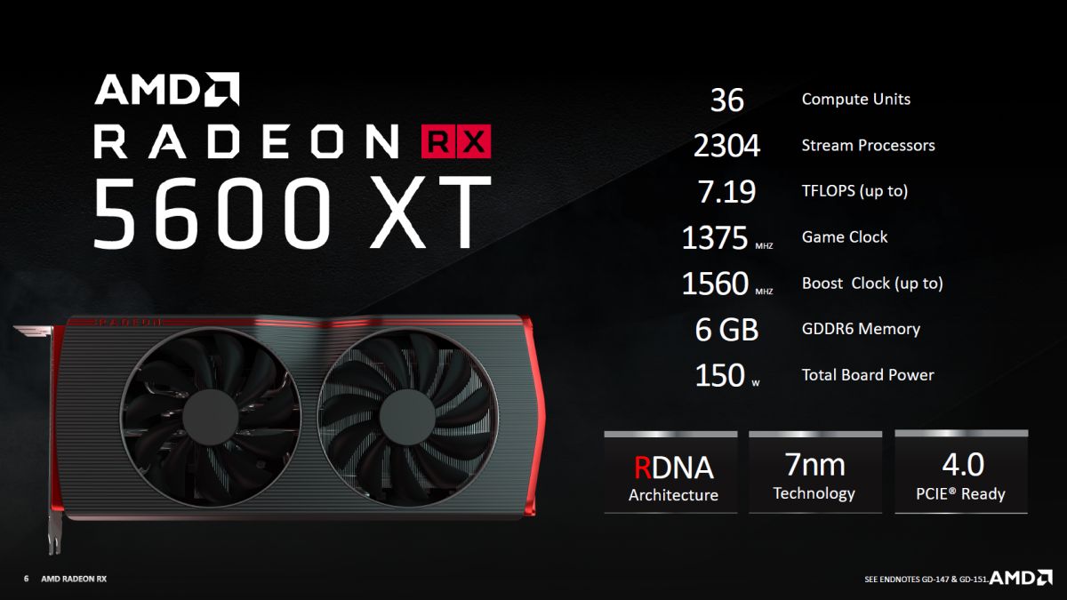 AMD Radeon RX 5600 XT official