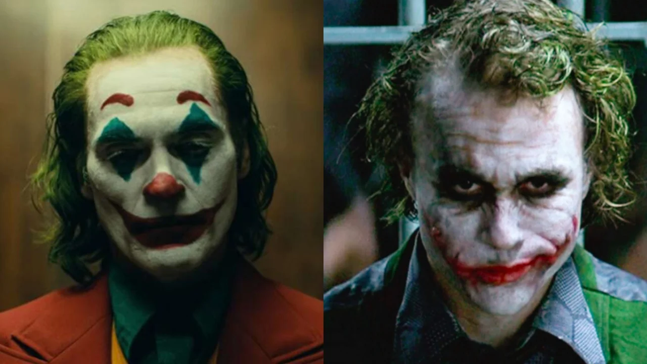 Joker Joaquin Phoenix Heath Ledger