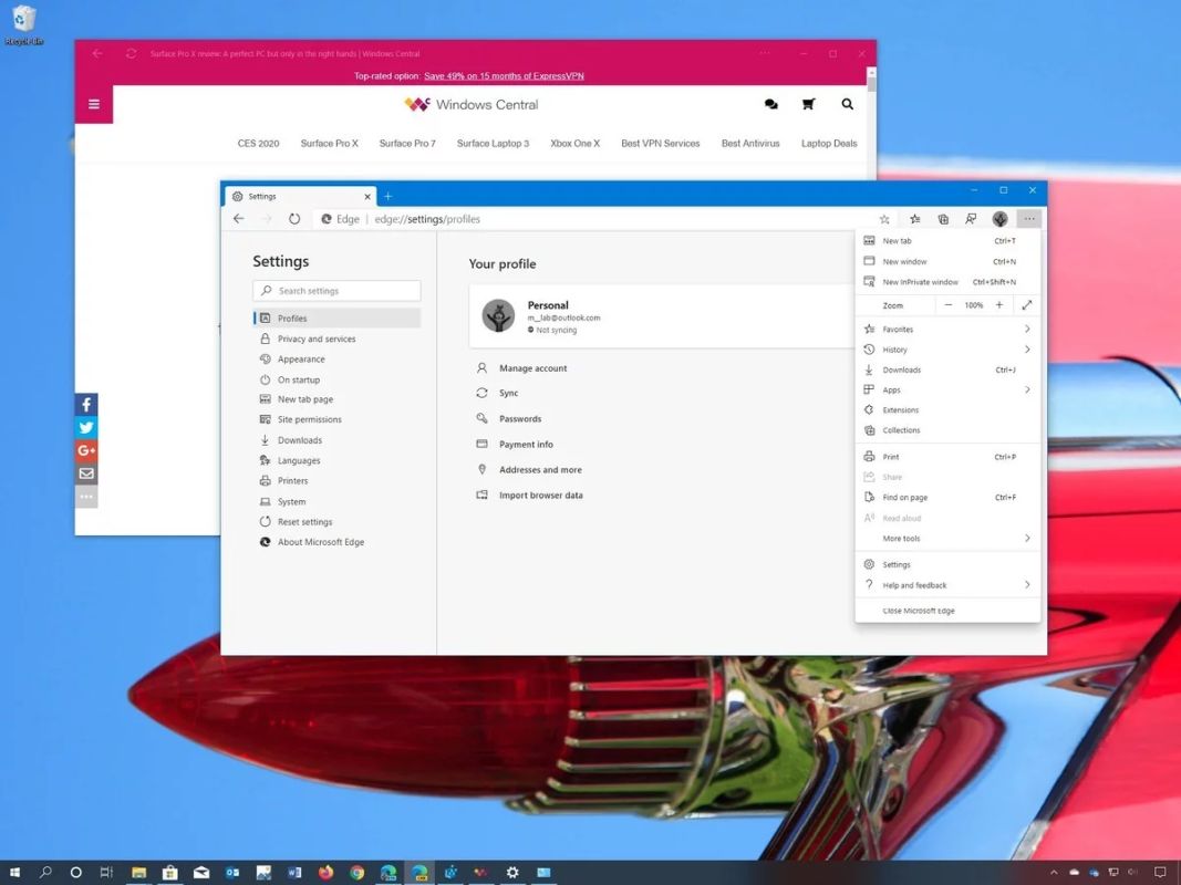 Microsoft Chromium based Edge