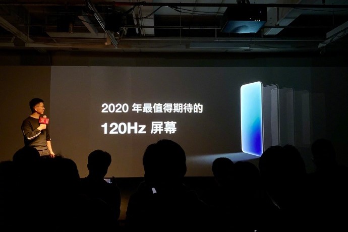 OnePlus 8 120Hz slide