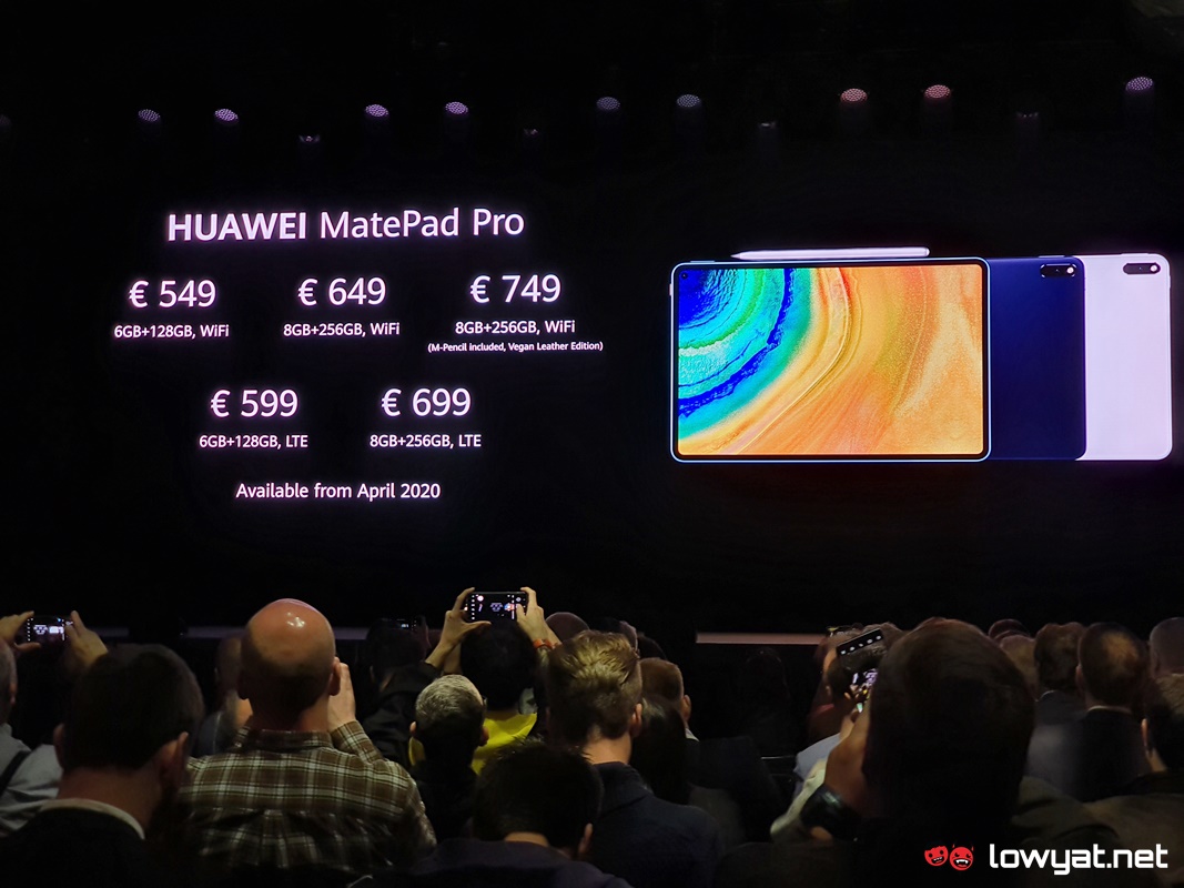 Huawei MatePad Pro Pricing