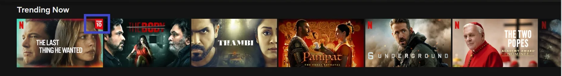 Netflix top 10