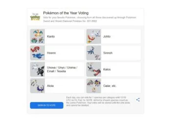 Pokemon Vote on Google
