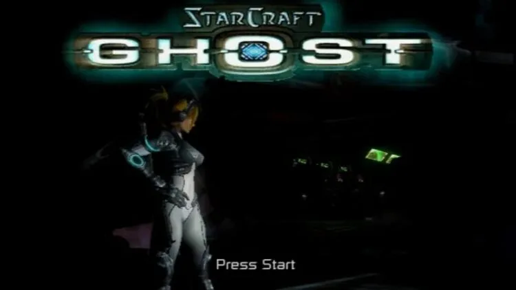 StarCraft Ghost start screen